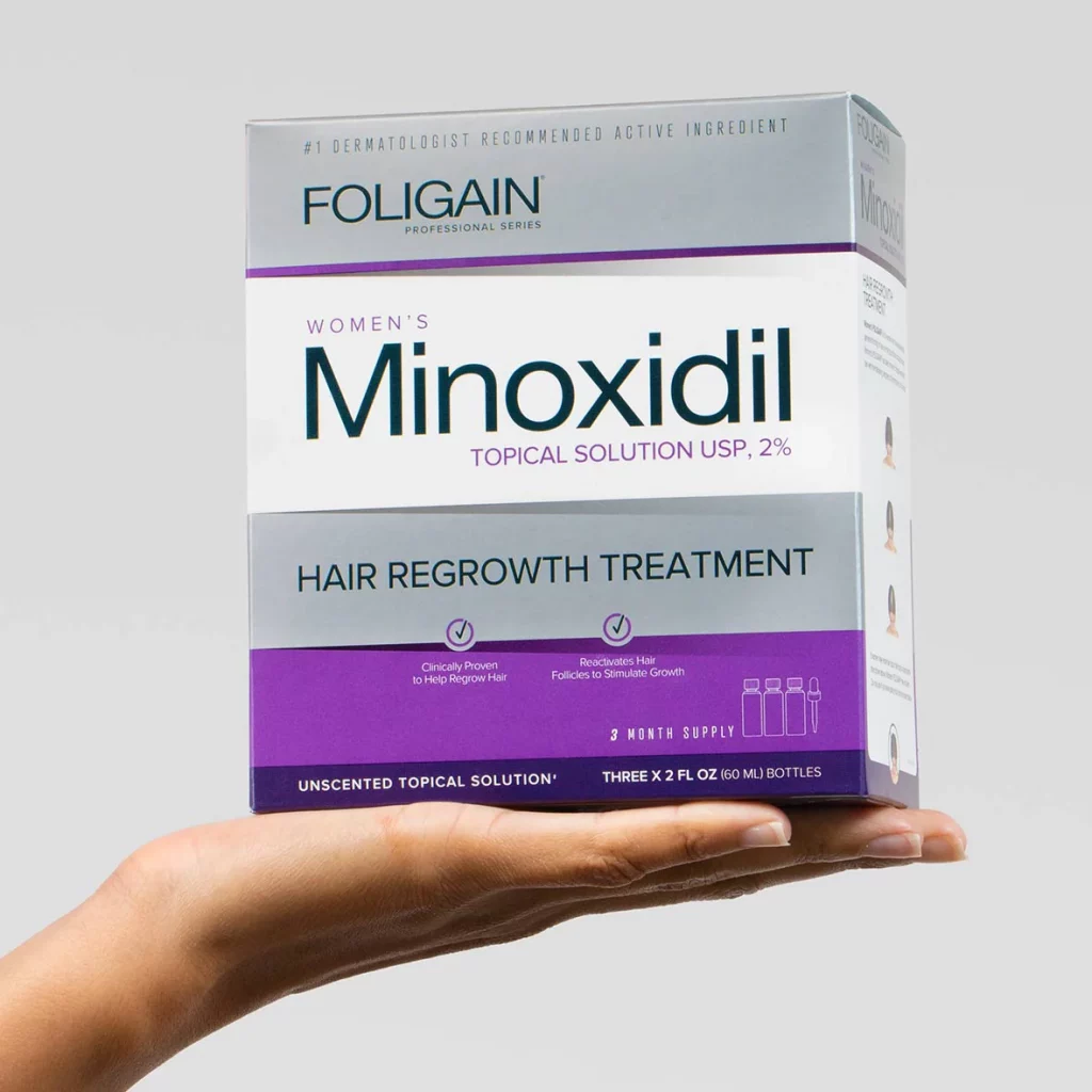 Minoxidil for women hair loss
