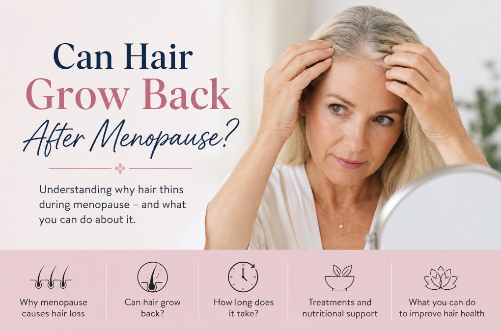 growing back hair after menopause