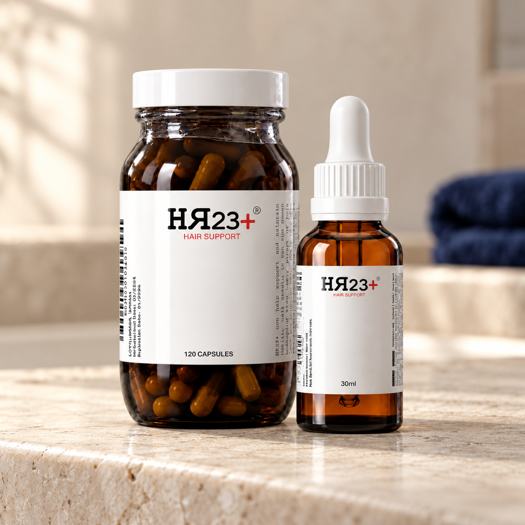 HR23+ supplement and serum double defence system 